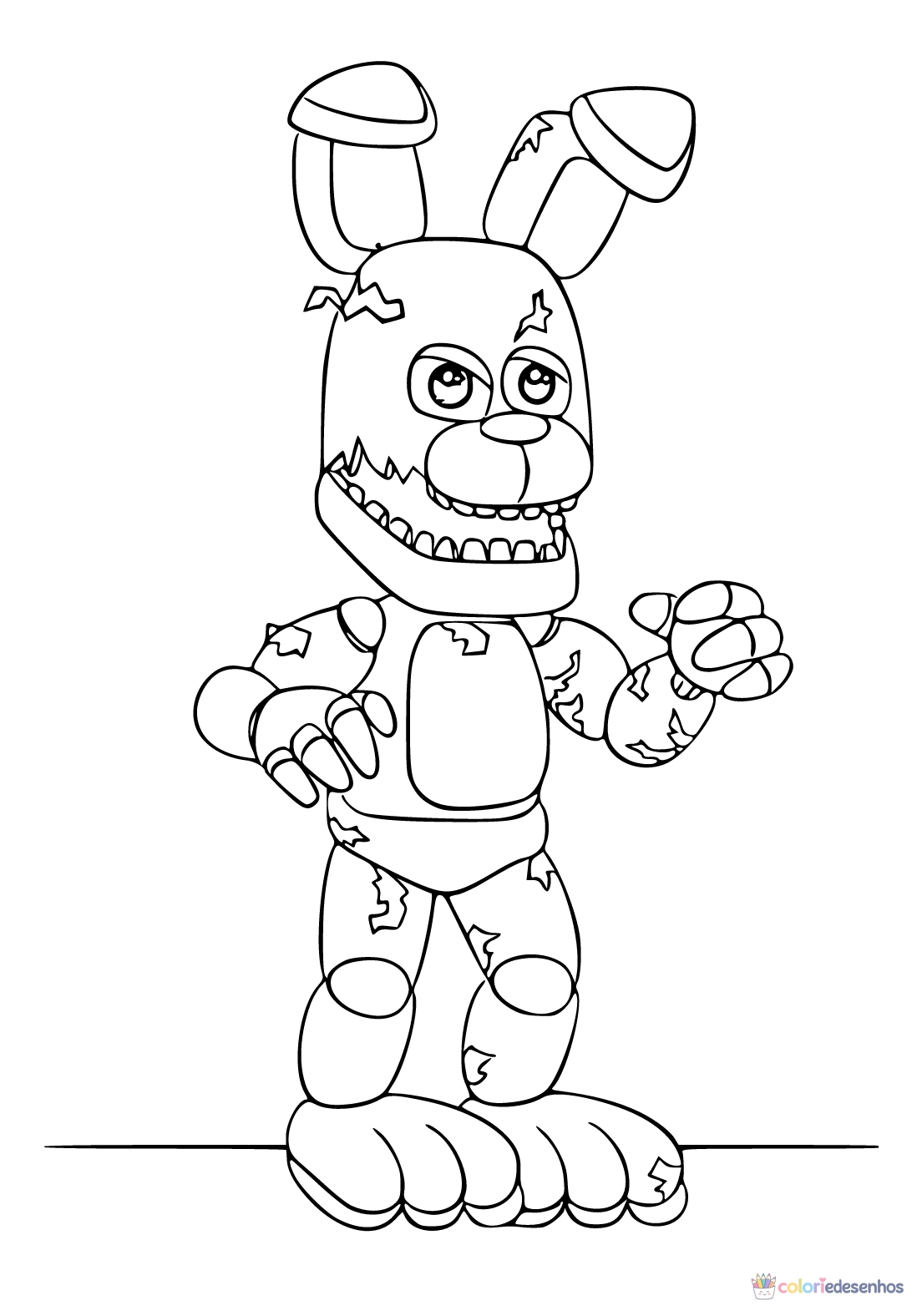 FNAF (Five Nights at Freddy’s) para colorir