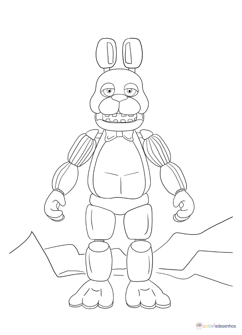 FNAF (Five Nights at Freddy’s) para colorir