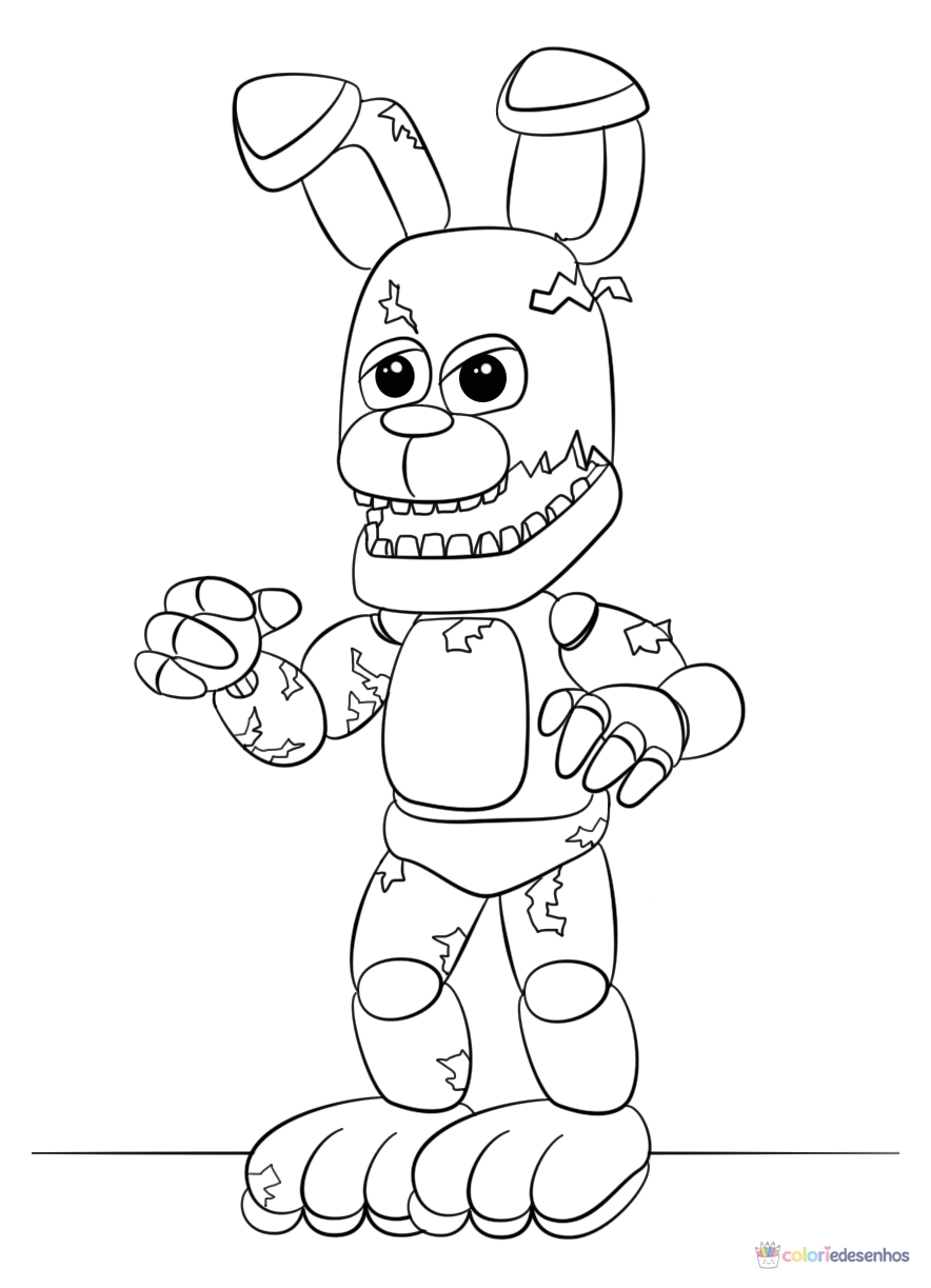 FNAF (Five Nights at Freddy’s) para colorir