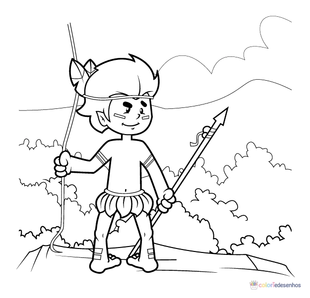 Folclore para colorir