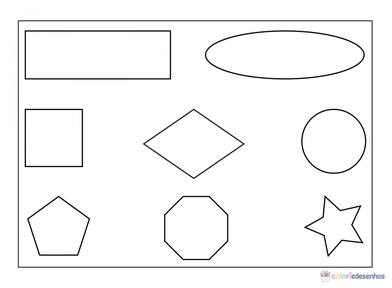Formas para colorir