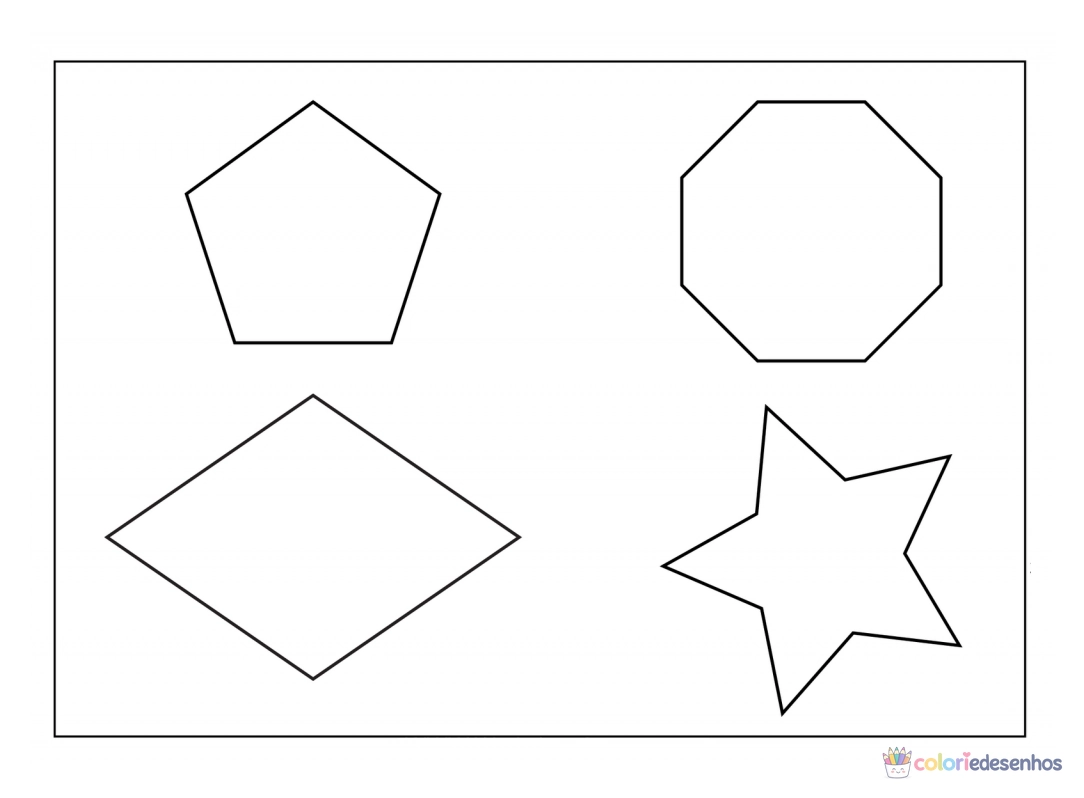 Formas para colorir