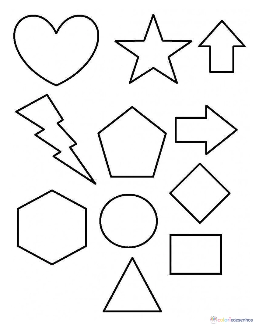 Formas para colorir