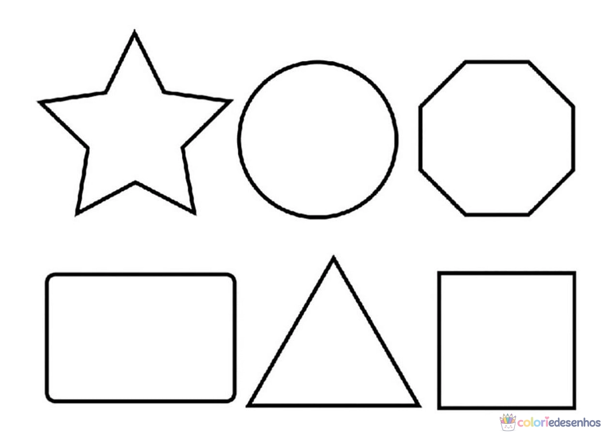 Formas para colorir