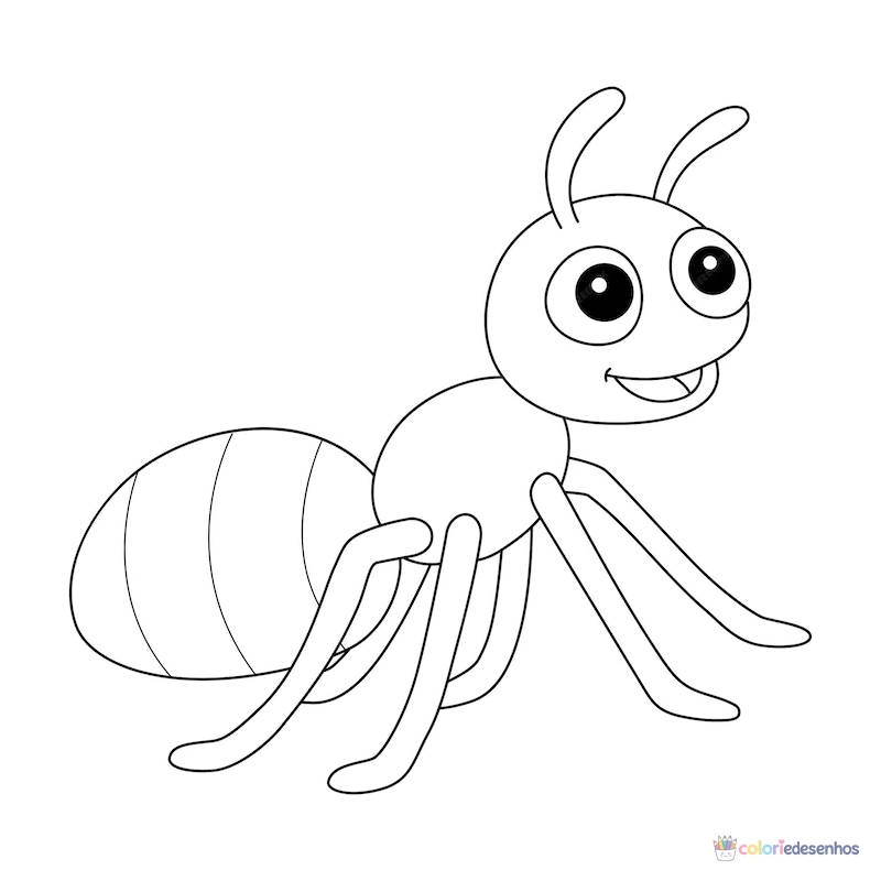 Formiga para colorir