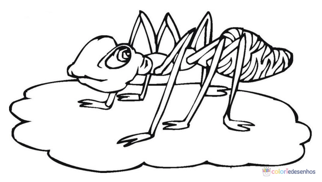 Formigas para colorir