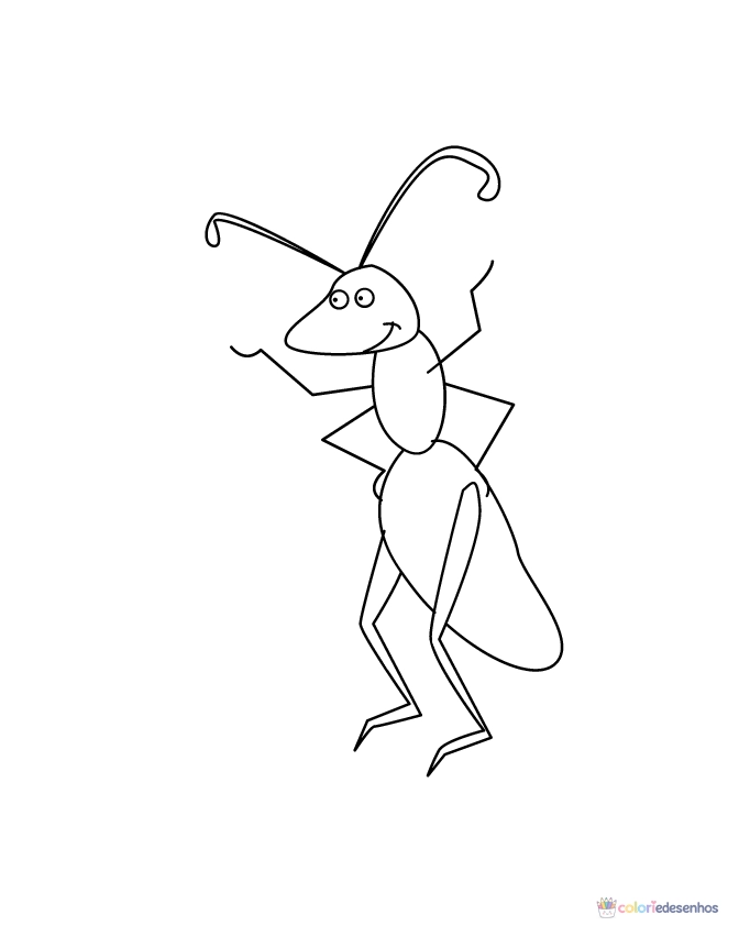Formigas para colorir