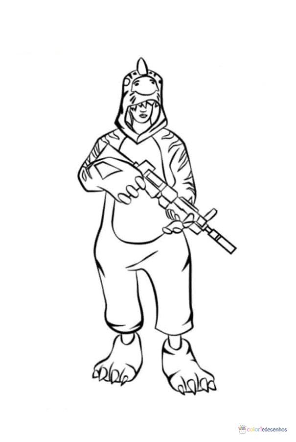 Desenhos de Free Fire para colorir