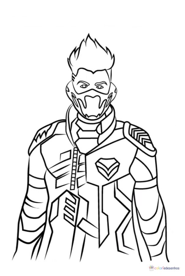 Free Fire para colorir