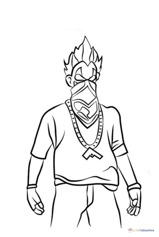 Free Fire para colorir