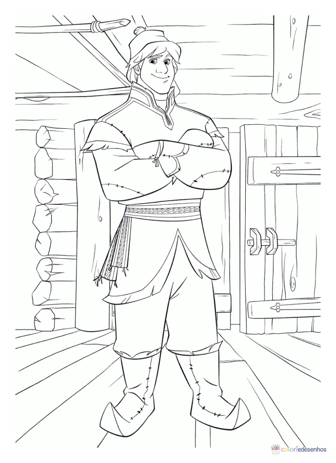Frozen para colorir