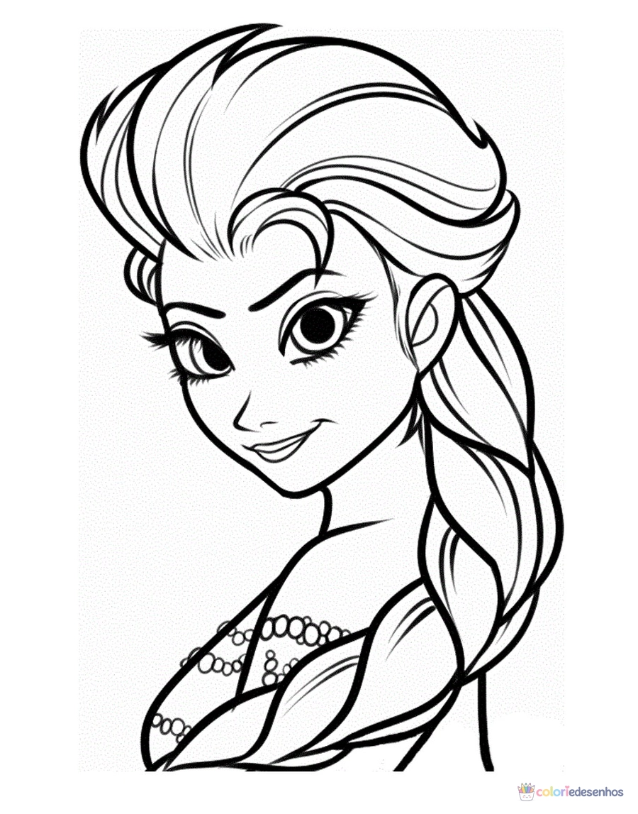 Frozen para colorir