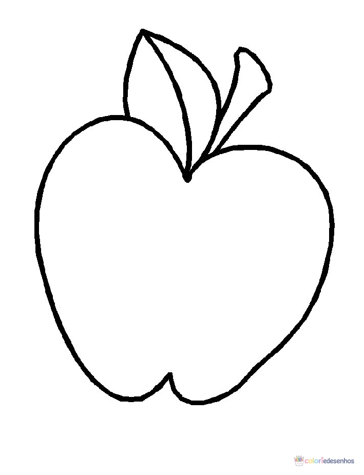 Desenhos de Frutas para colorir