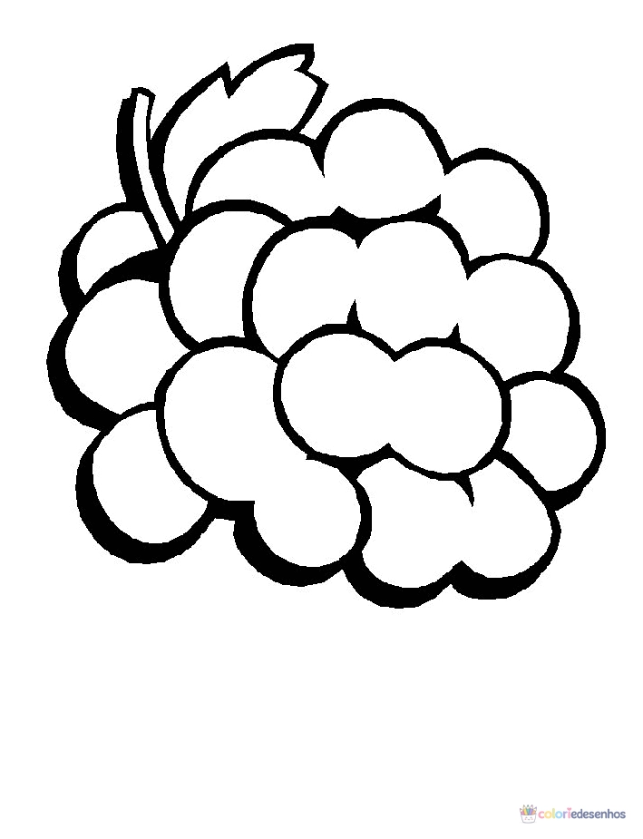 Frutas para colorir