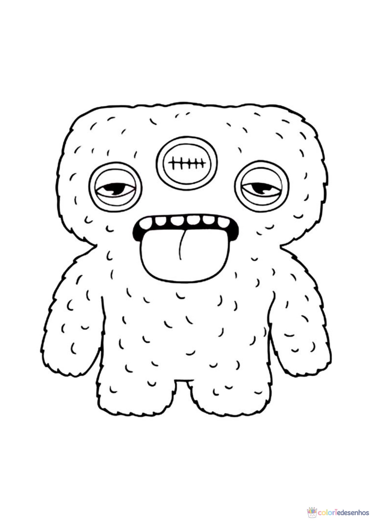 Fugglers para imprimir e colorir para colorir