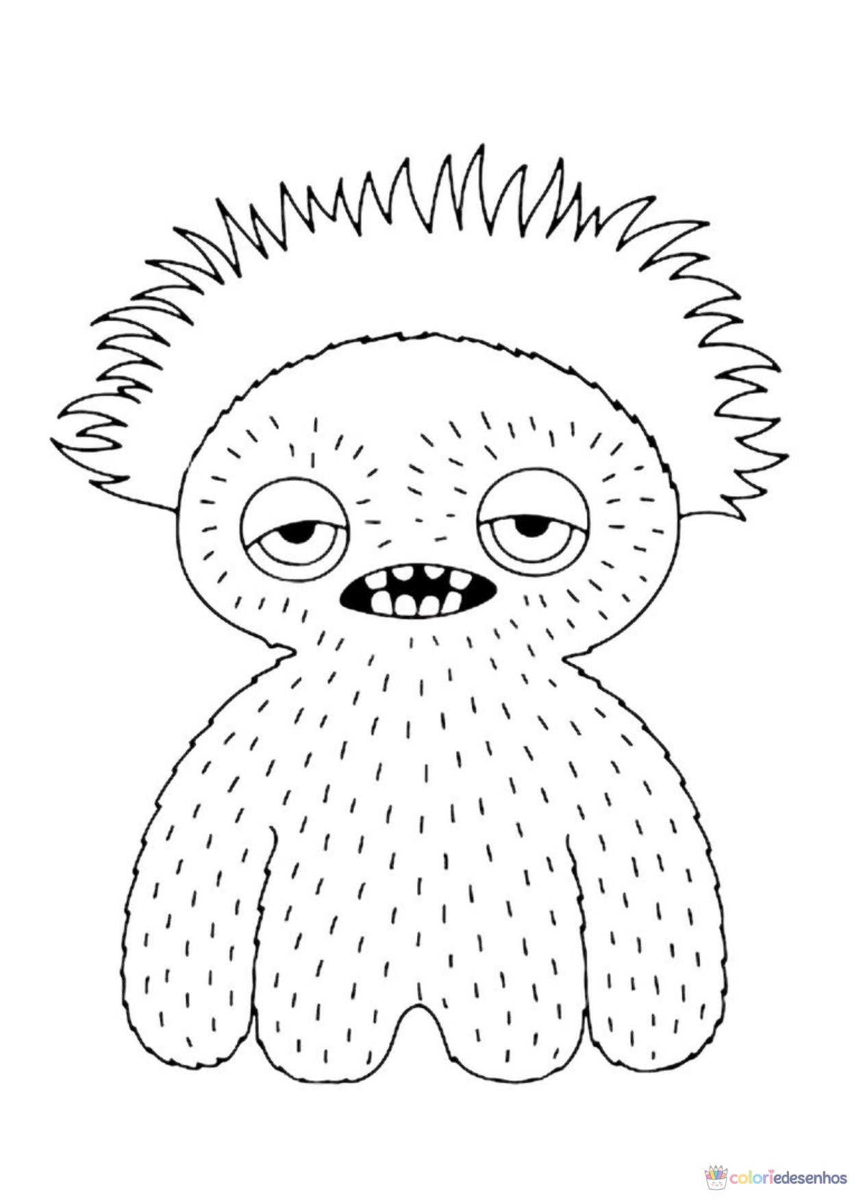 Fugglers para imprimir e colorir para colorir