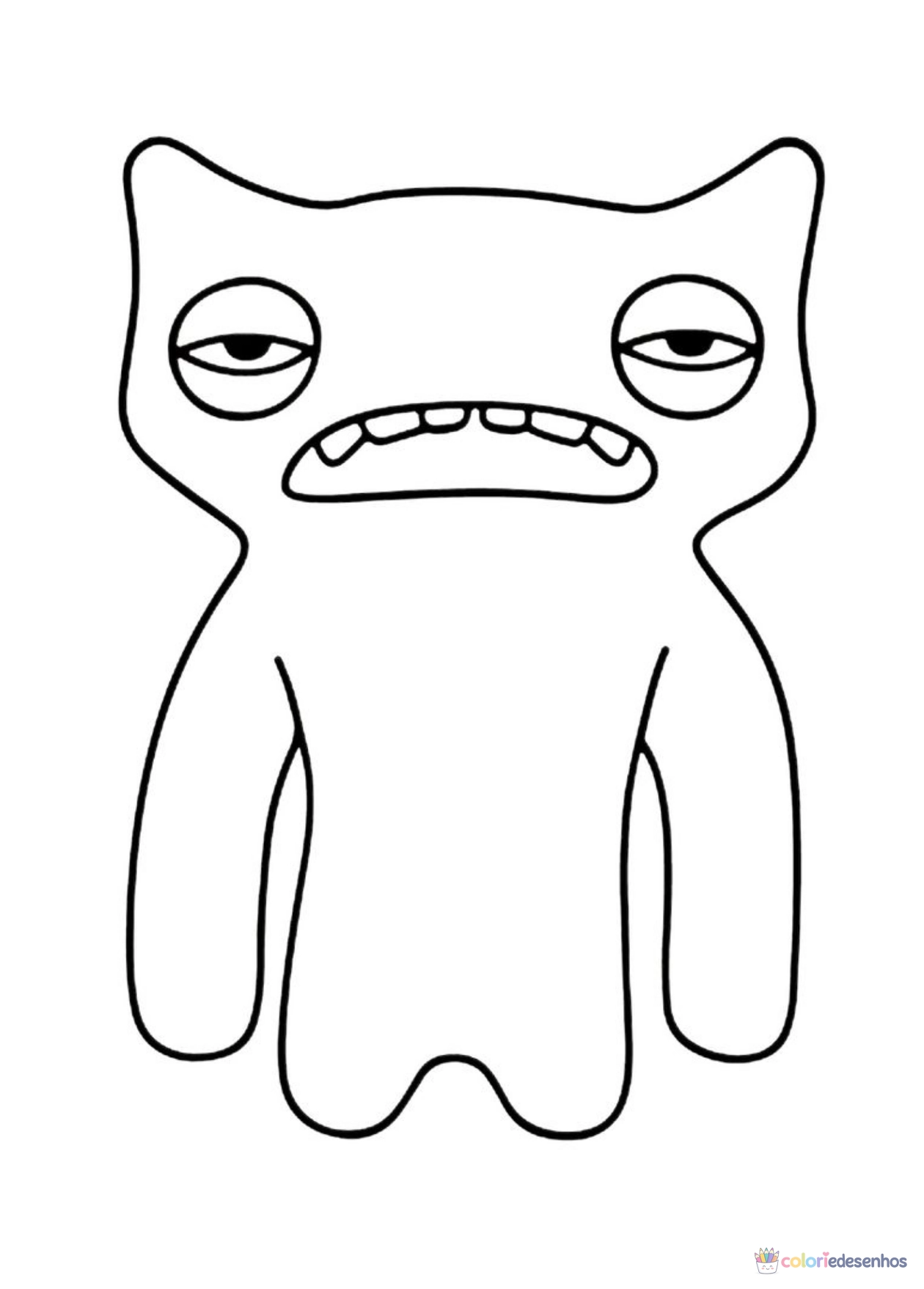 Fugglers para imprimir e colorir para colorir
