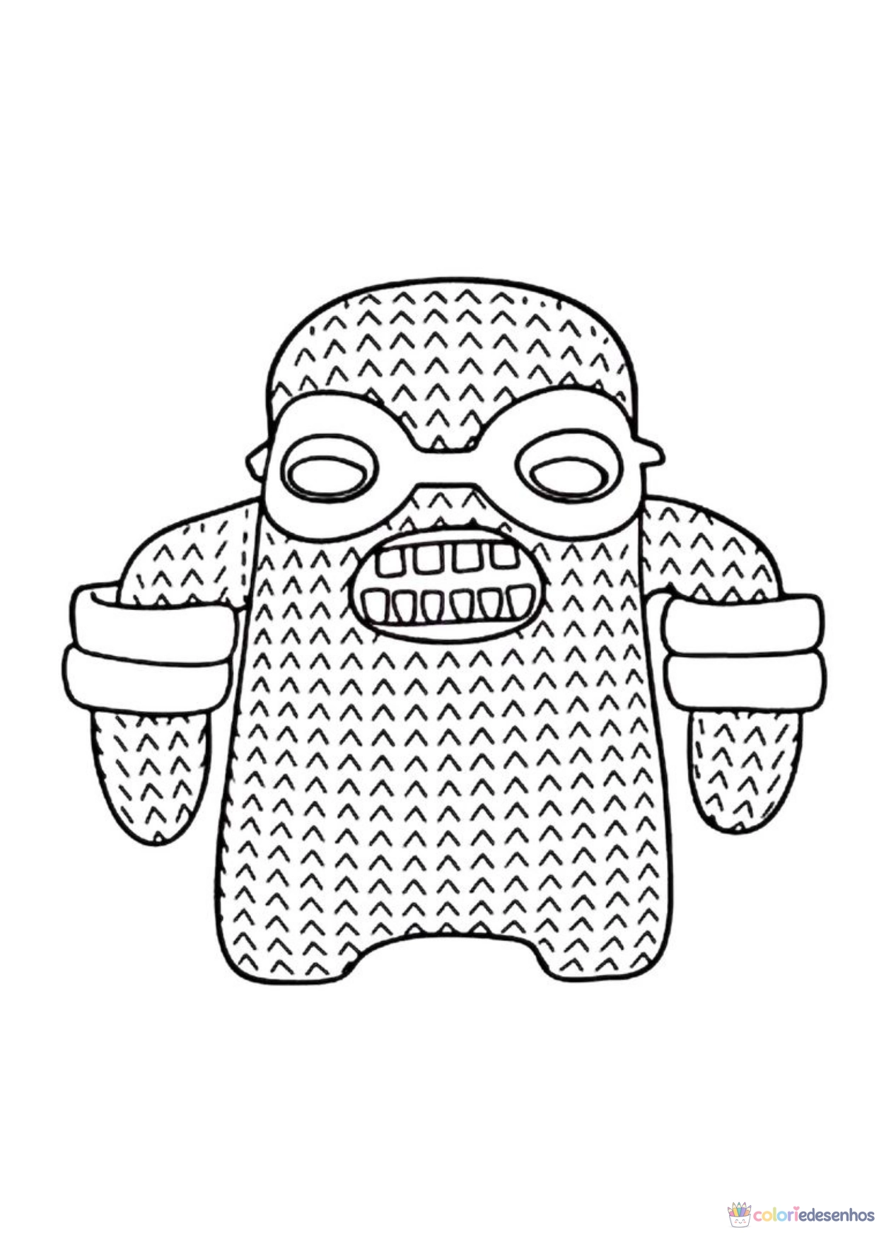 Fugglers para imprimir e colorir para colorir