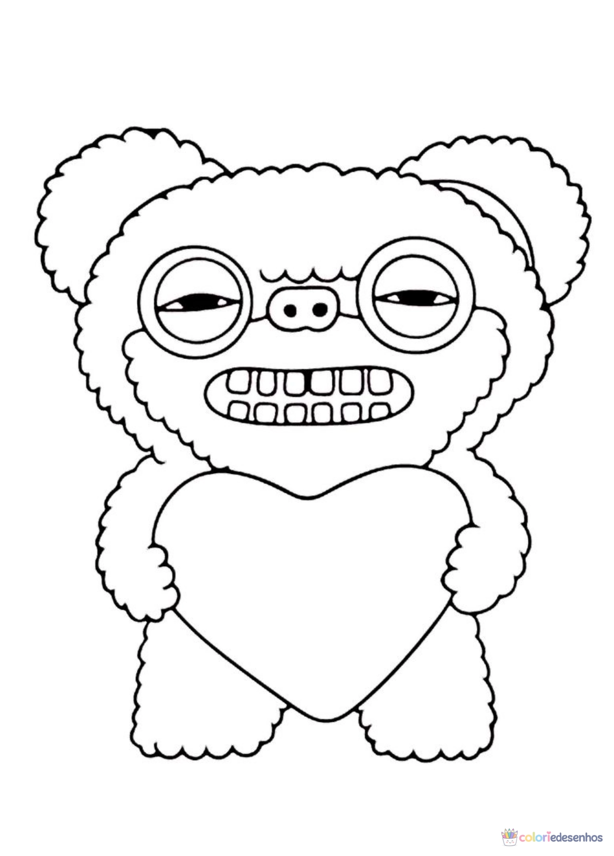 Fugglers para imprimir e colorir para colorir