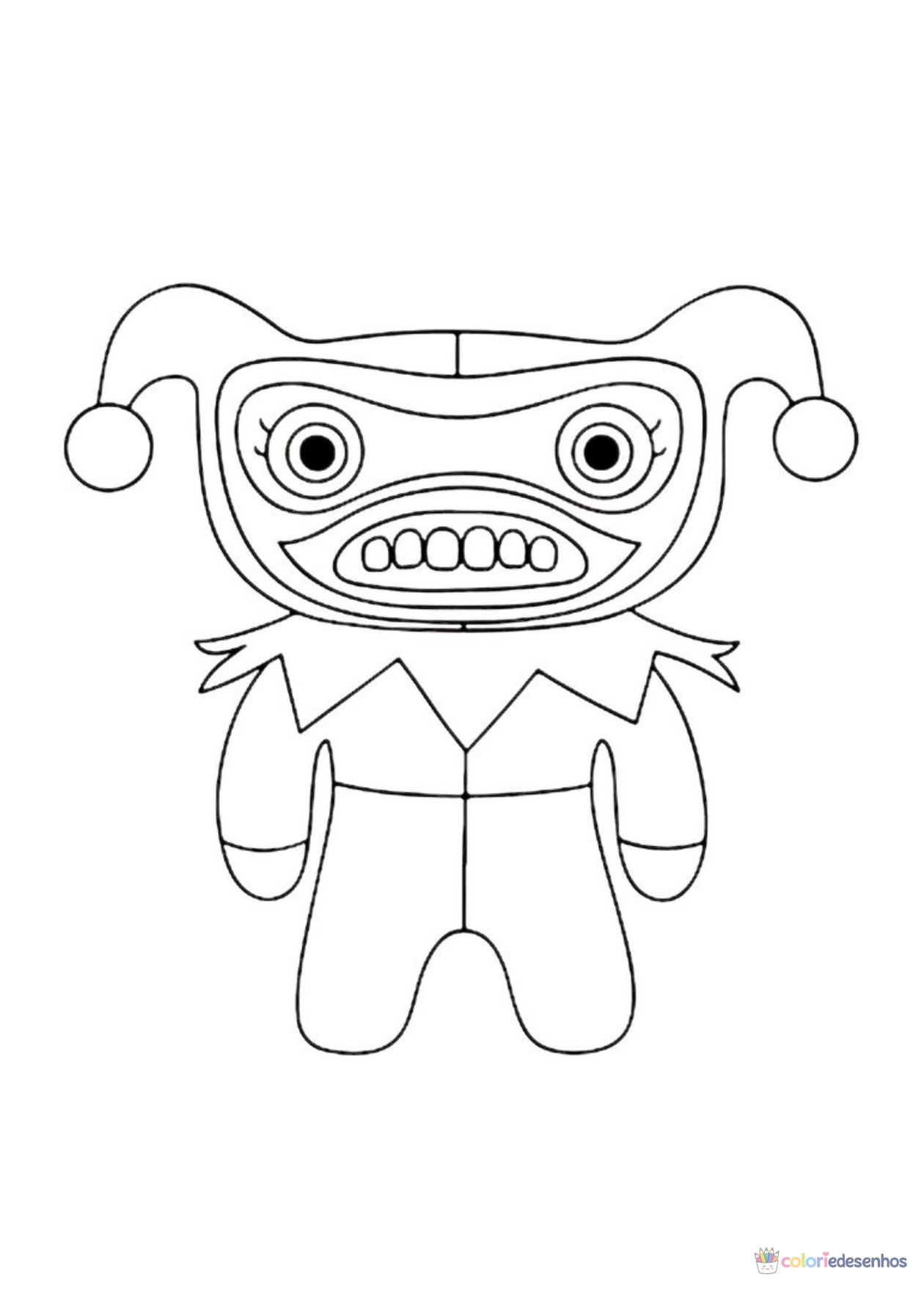 Fugglers para imprimir e colorir para colorir