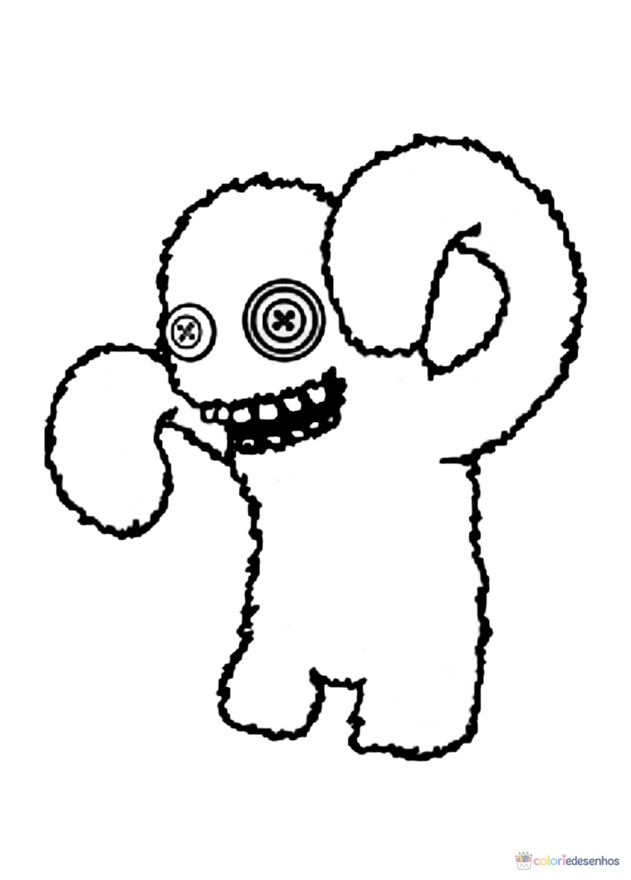 Fugglers para imprimir e colorir para colorir