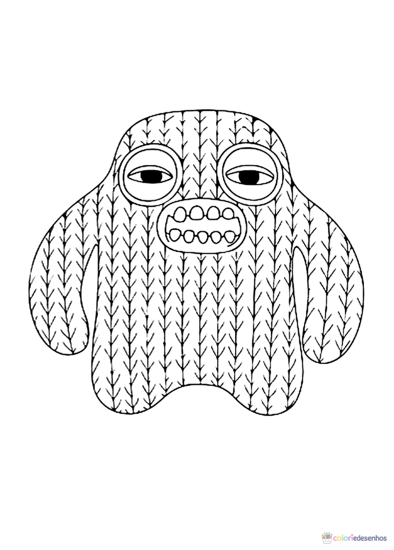 Fugglers para imprimir e colorir para colorir