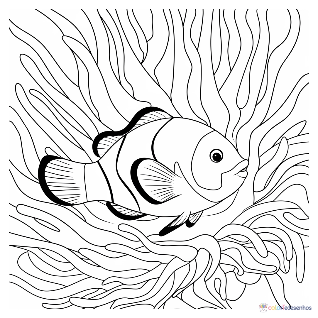 Fundo do Mar para colorir