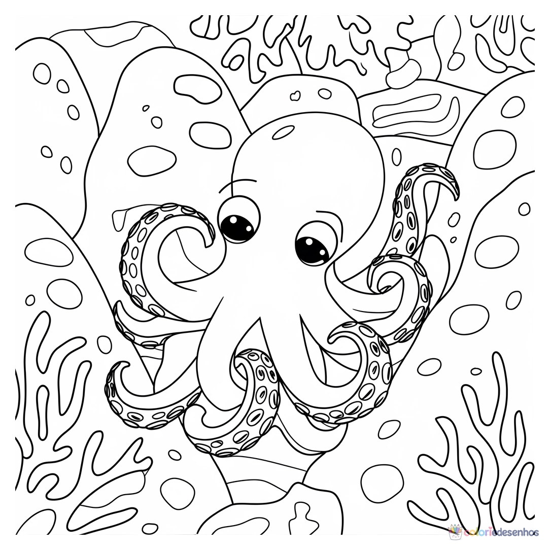 Fundo do Mar para colorir