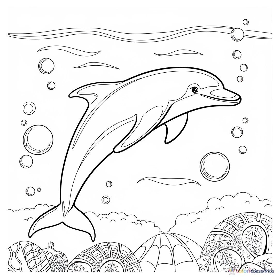 Fundo do Mar para colorir