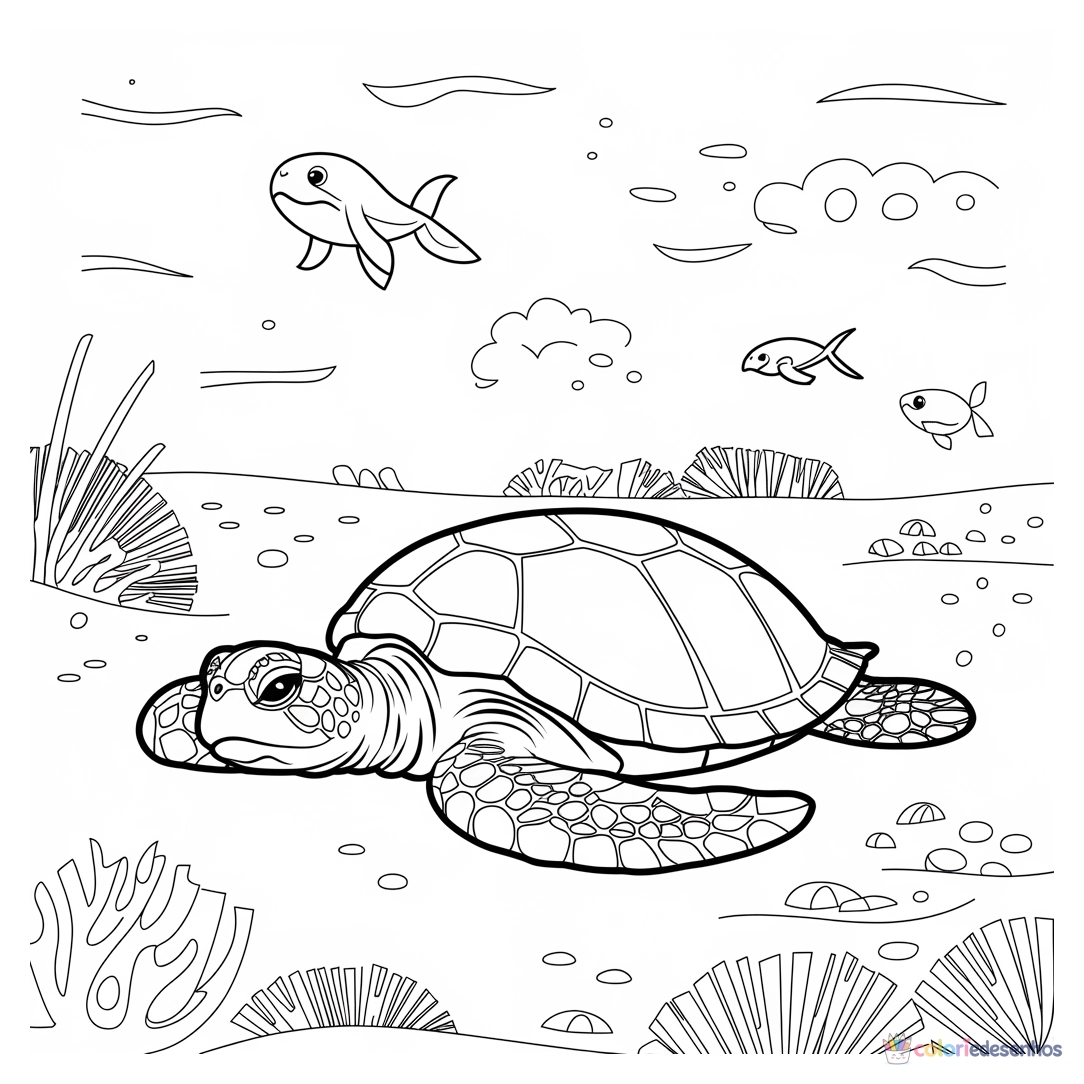 Fundo do Mar para colorir
