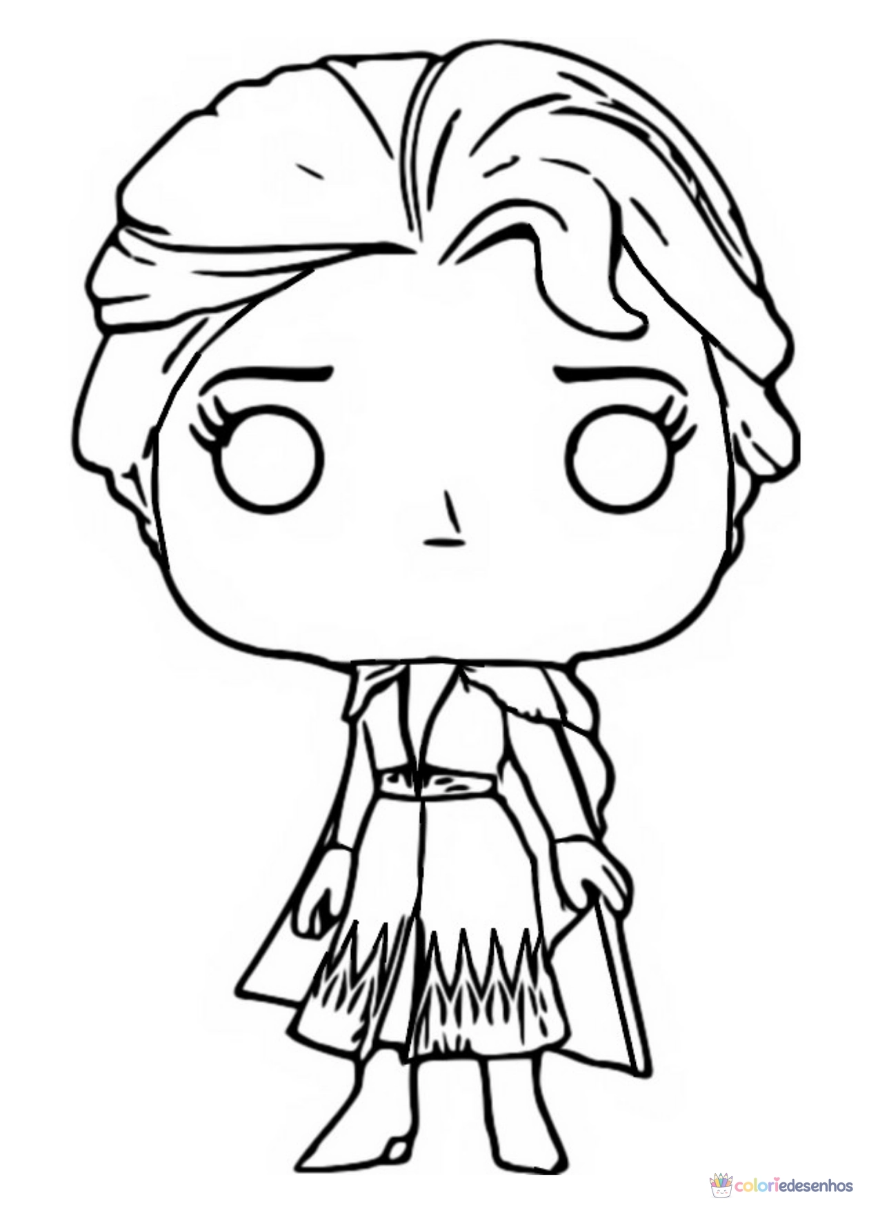 Funko Pop para imprimir e colorir para colorir