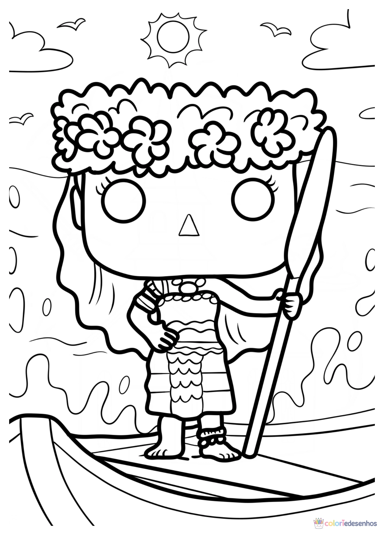Funko Pop para imprimir e colorir para colorir