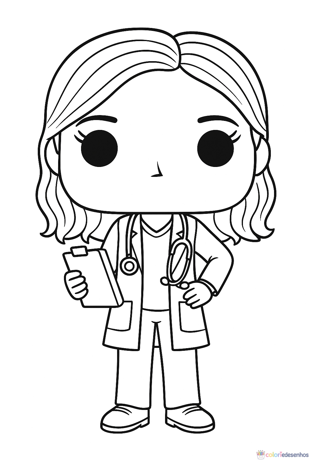 Funko Pop para imprimir e colorir para colorir