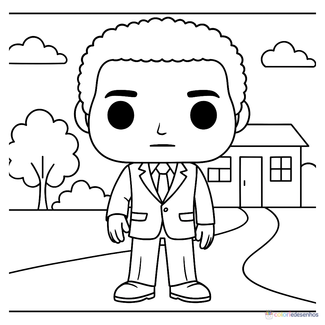 Funko Pop para imprimir e colorir para colorir