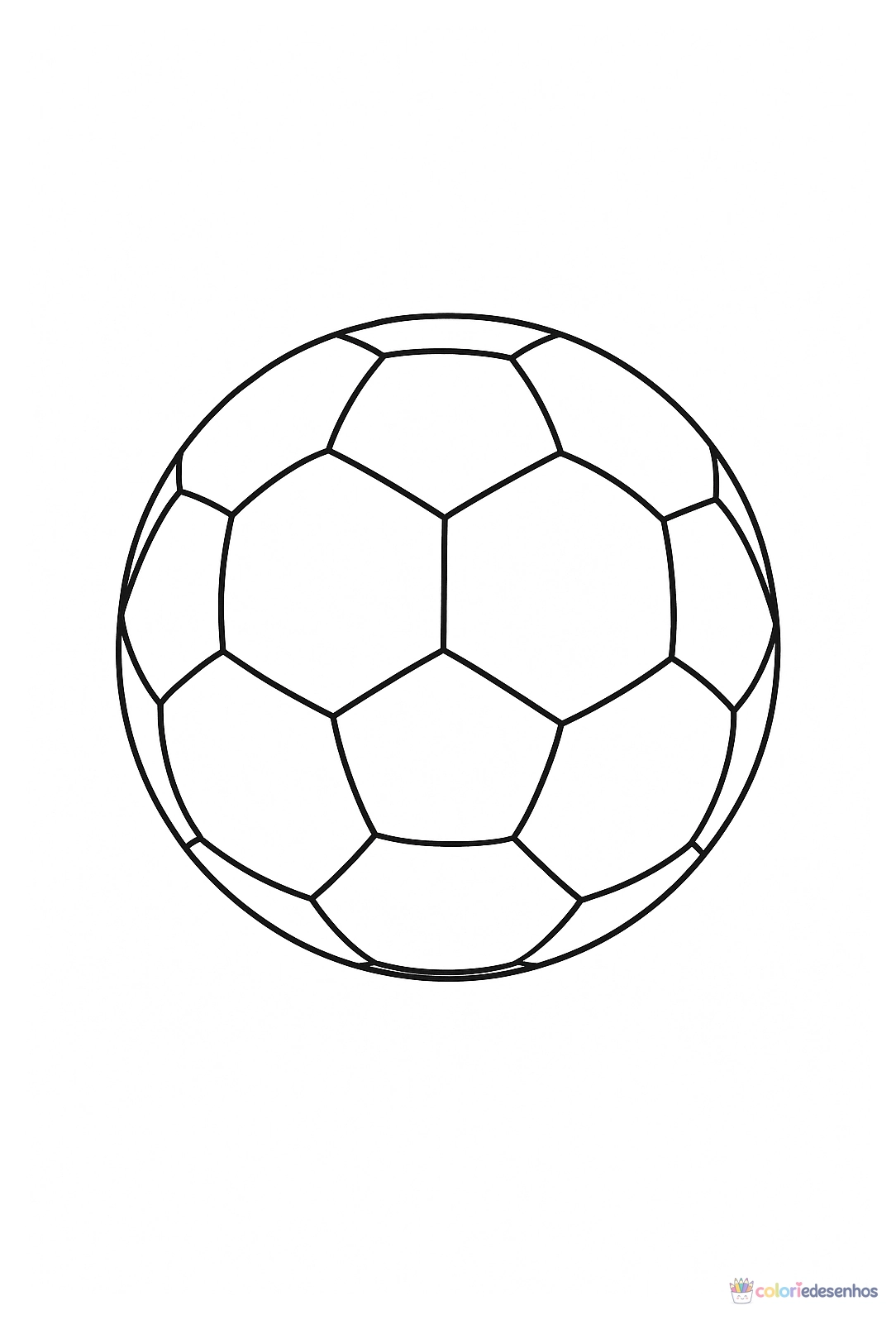 Futebol para colorir