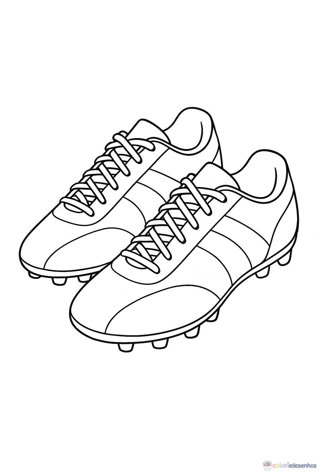 Futebol para colorir