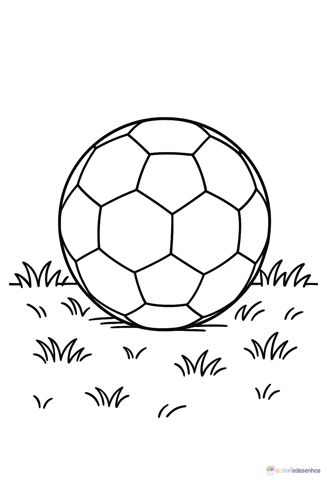 Futebol para colorir