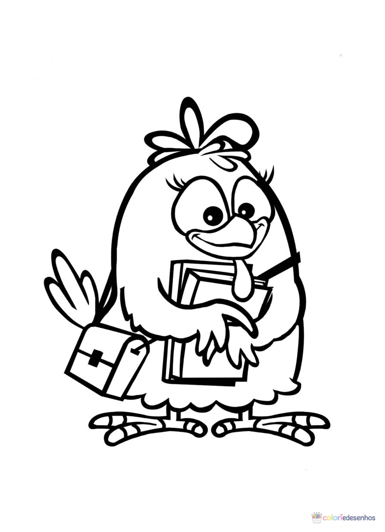 Galinha Pintadinha para colorir