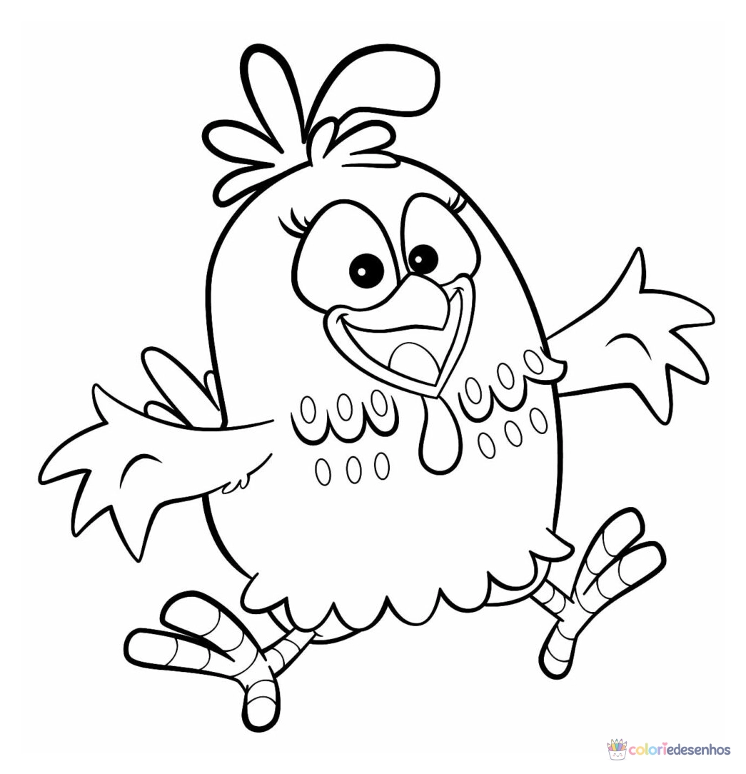 Galinha Pintadinha para colorir