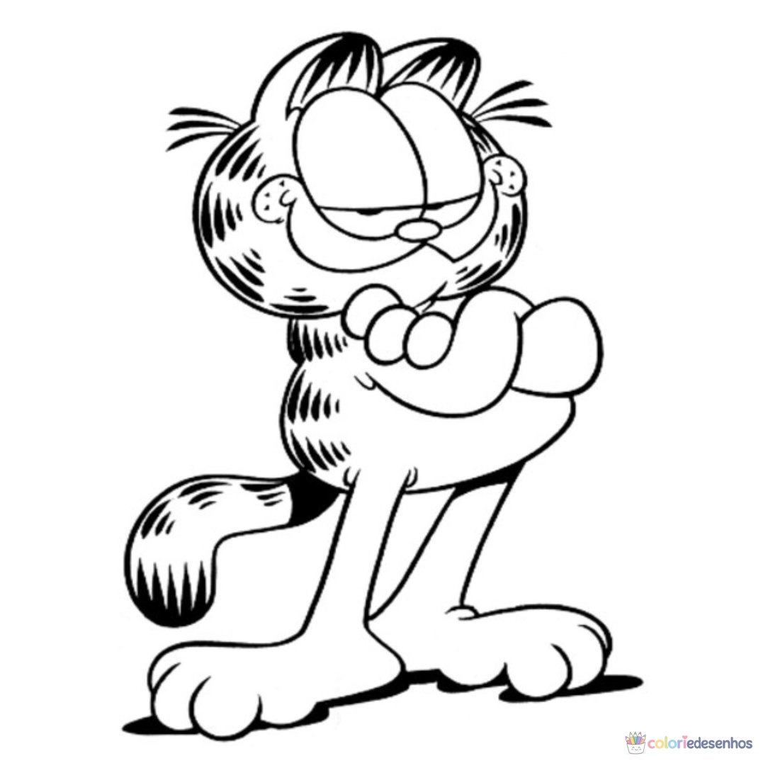 Garfield para colorir
