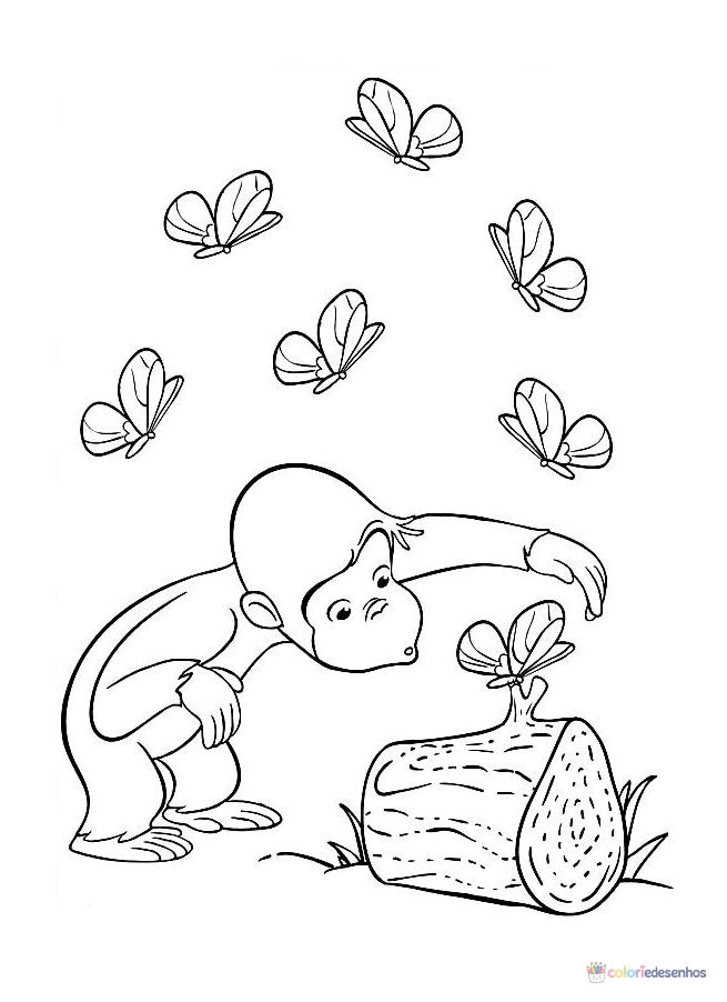 George, o Curioso para colorir