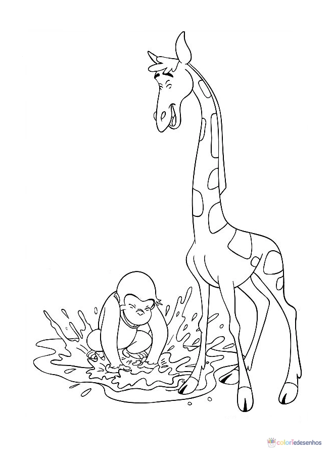 George, o Curioso para colorir