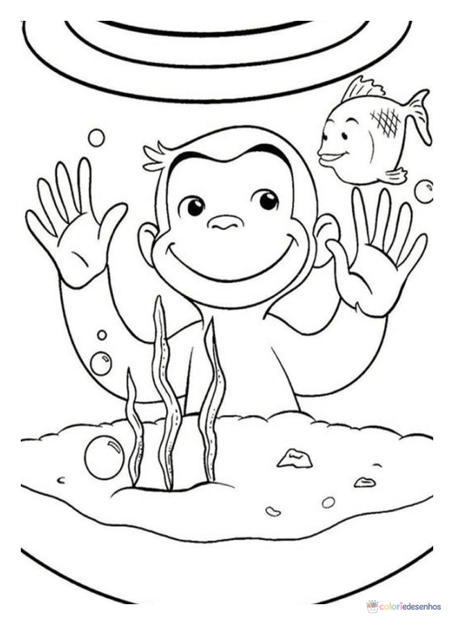 George, o Curioso para colorir