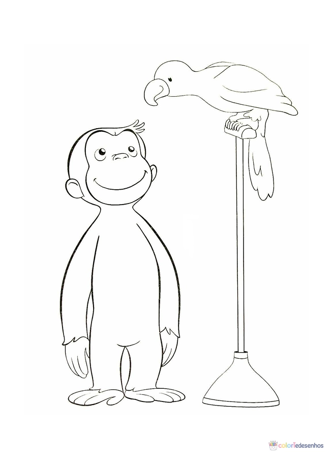 George, o Curioso para colorir