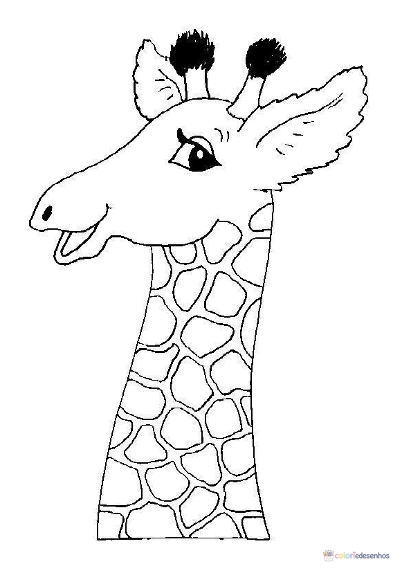 Girafas para colorir