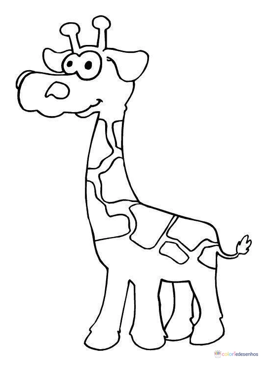 Girafas para colorir