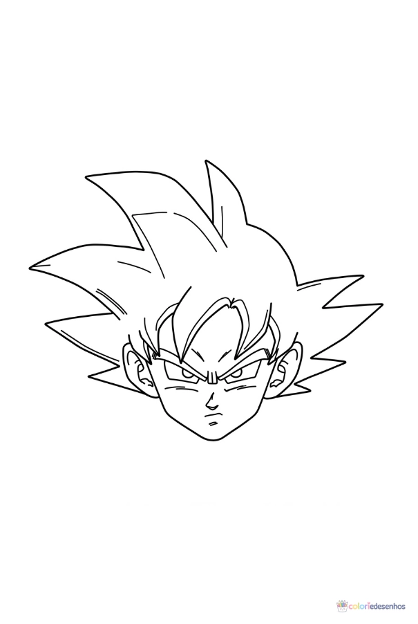 Desenhos do Goku para imprimir e colorir para colorir