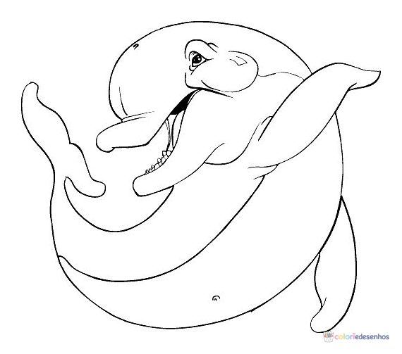 Desenhos de Golfinhos para colorir