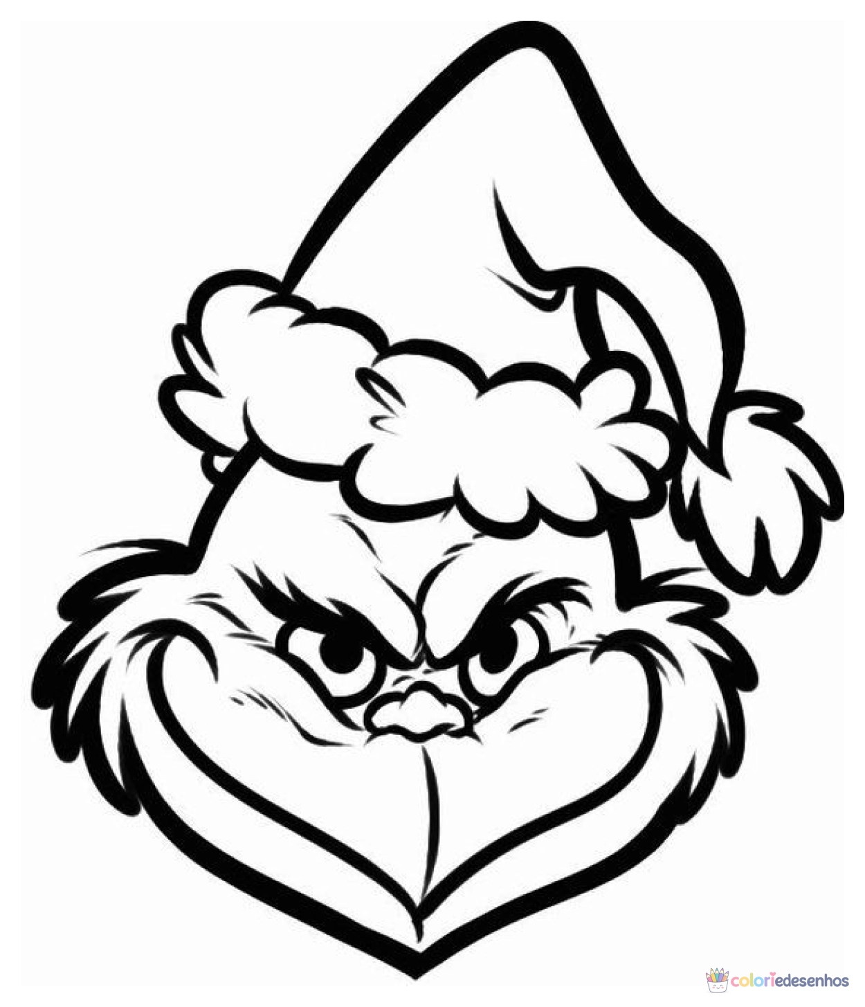 Desenhos de Grinch para colorir
