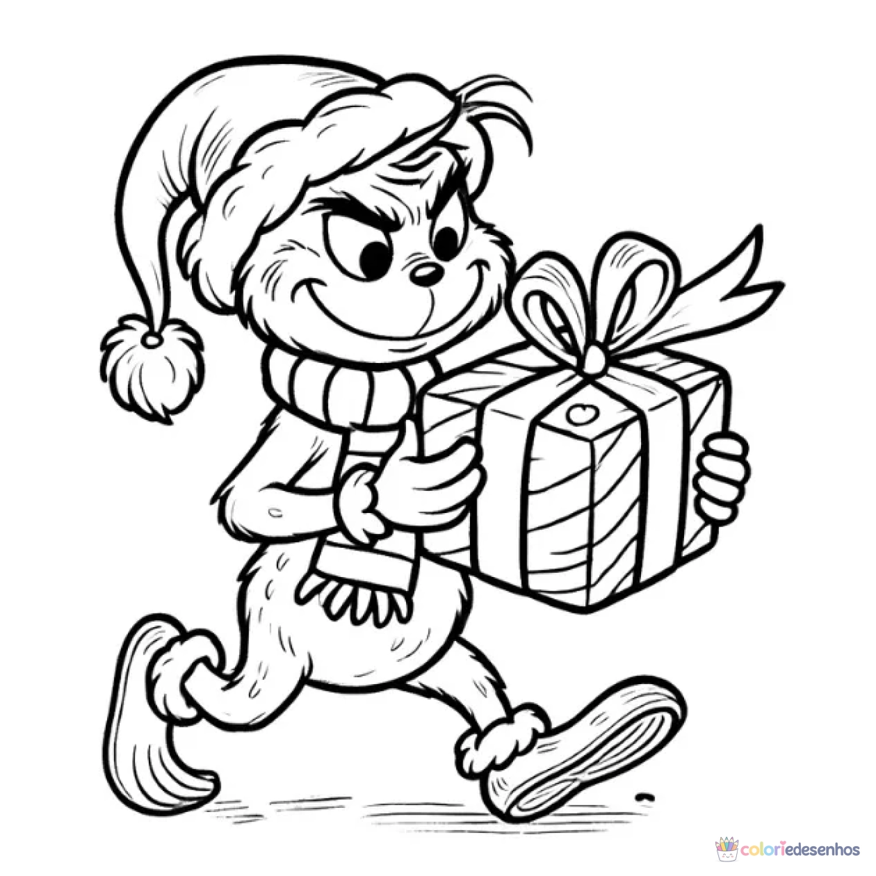 Grinch para colorir